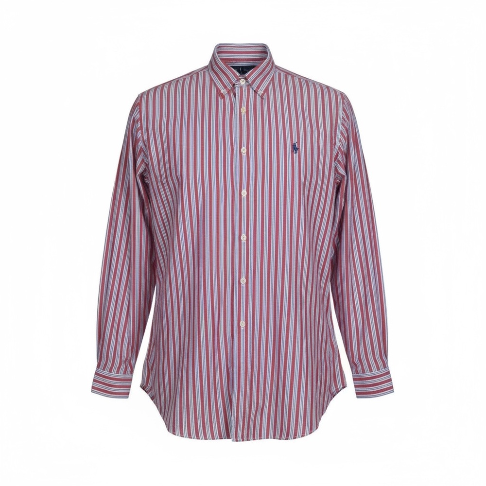 Polo Ralph Lauren Button Down L/S Blake men’s Lg vertical stripe Vtg